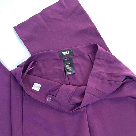 PAIGE Purple Women's Trousers - Picture 3 of 3